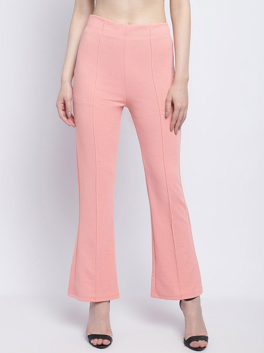 wuxi women relaxed straight leg straight fit trousers