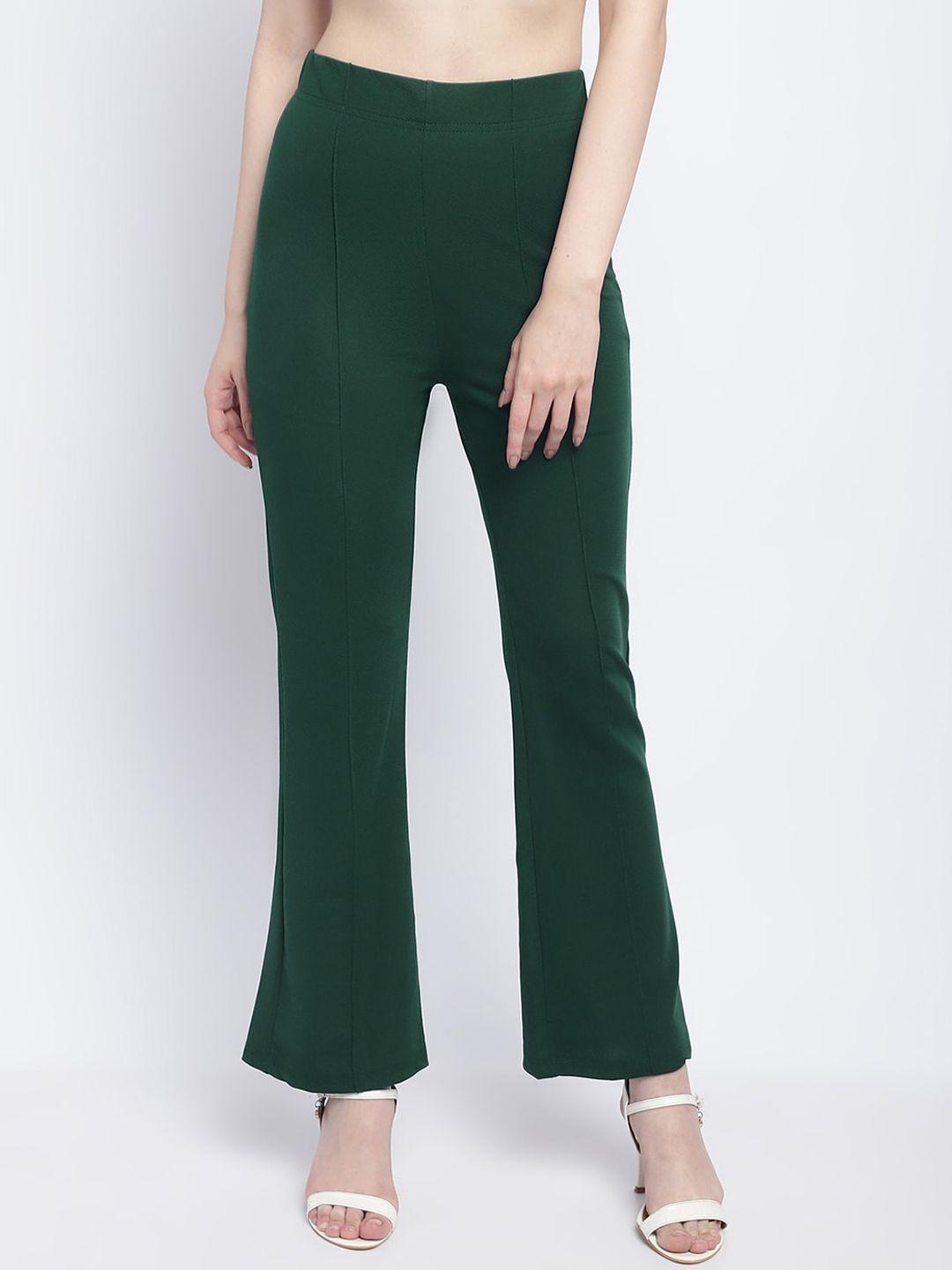 wuxi women relaxed straight leg straight fit trousers