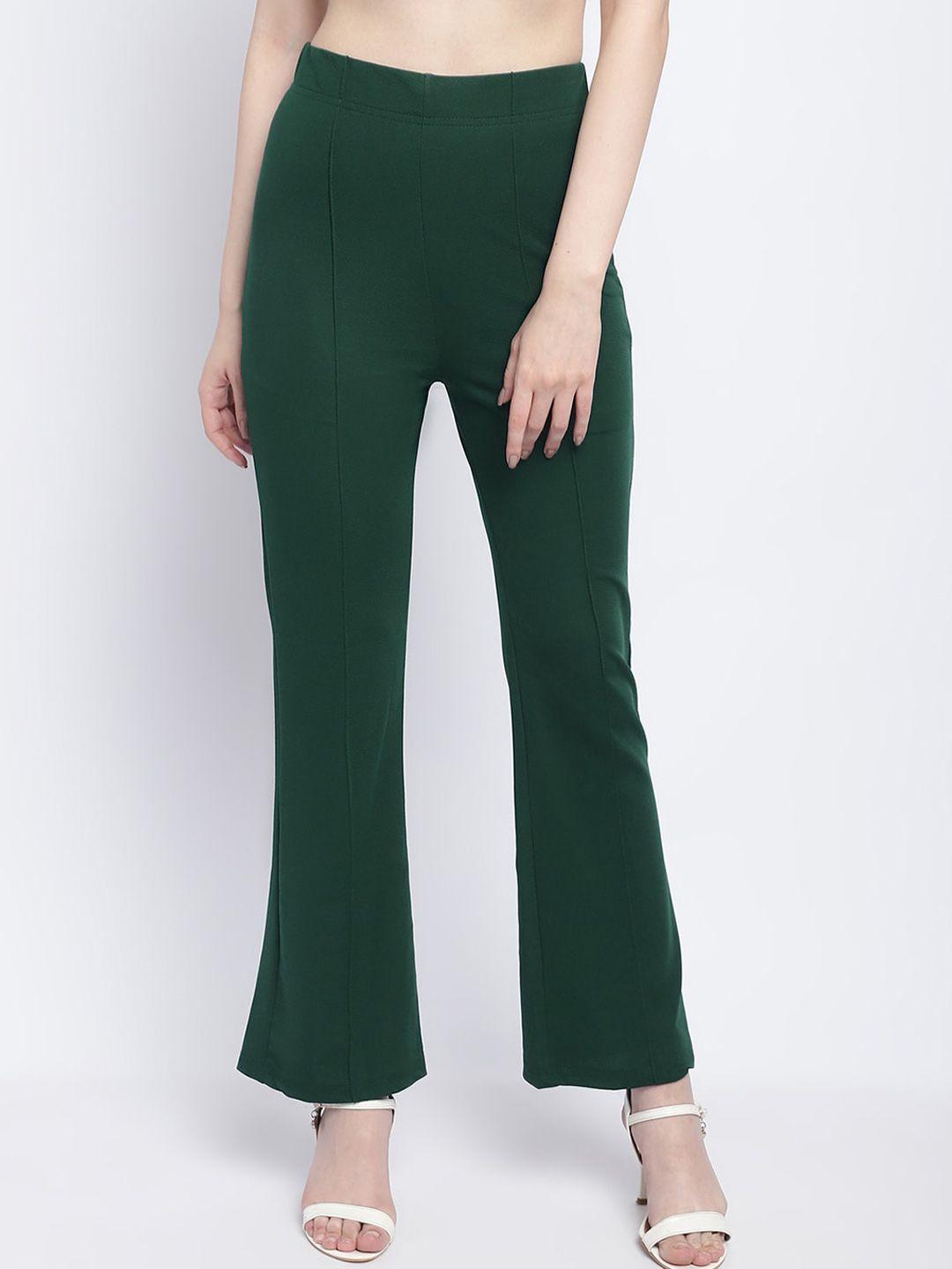 wuxi women relaxed straight leg straight fit trousers