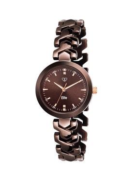 wwtw-elite-viii-090909 analogue watch with metal strap