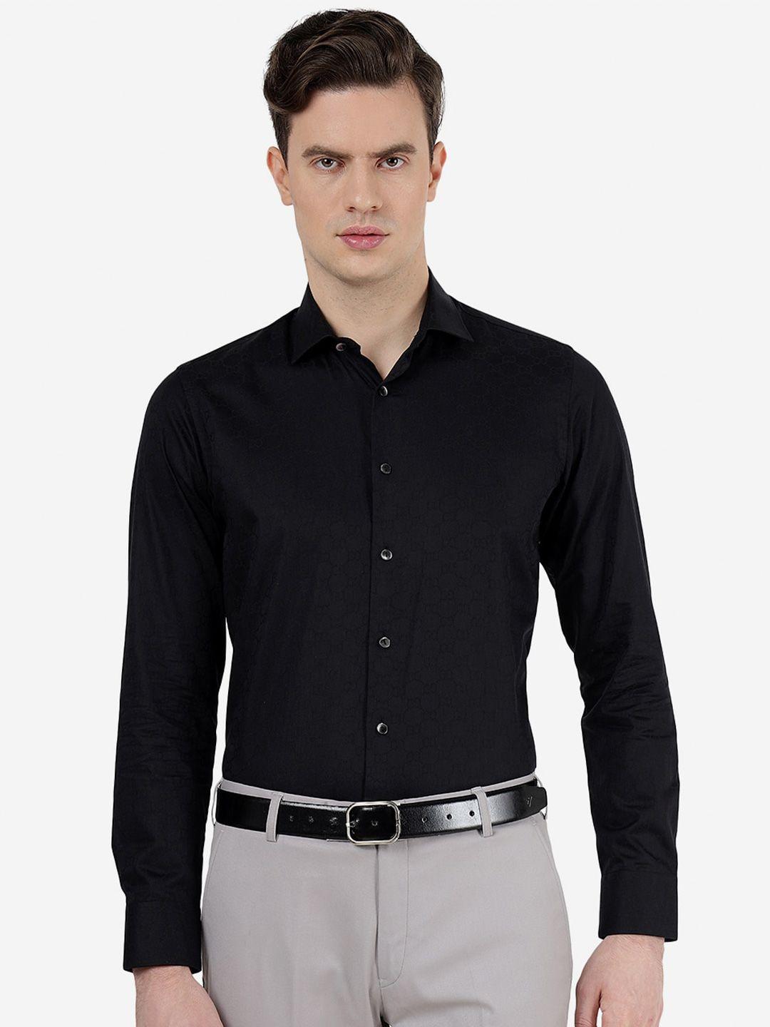 wyre spread collar long sleeves slim fit formal shirt