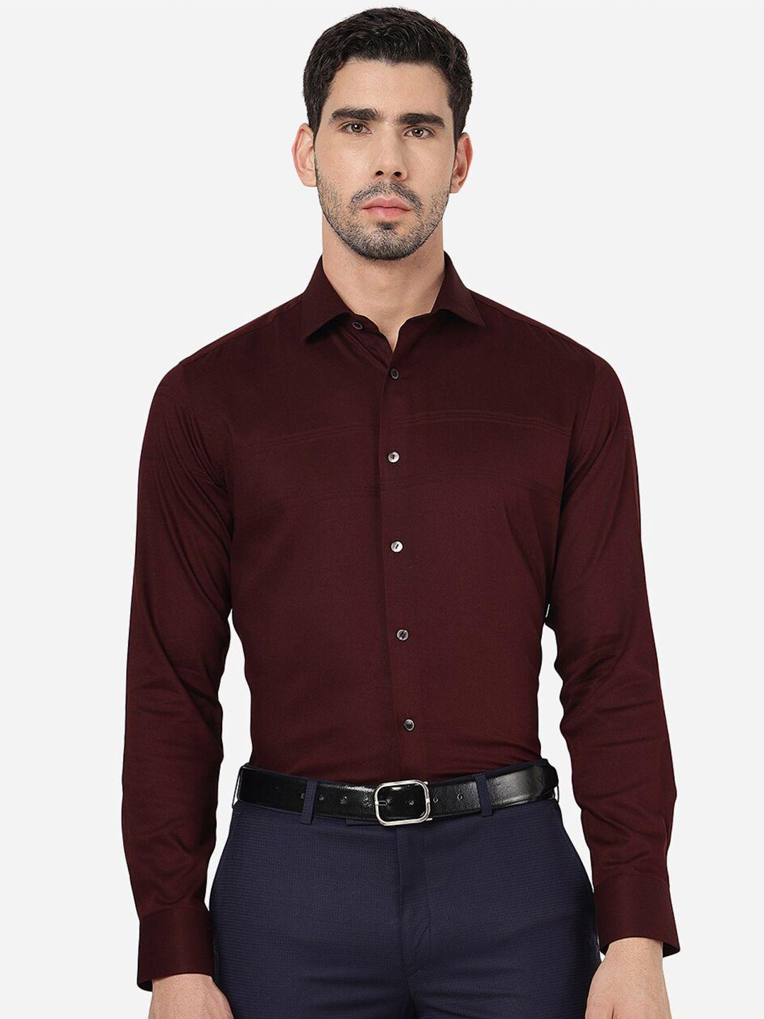 wyre spread collar slim fit pure cotton shirt