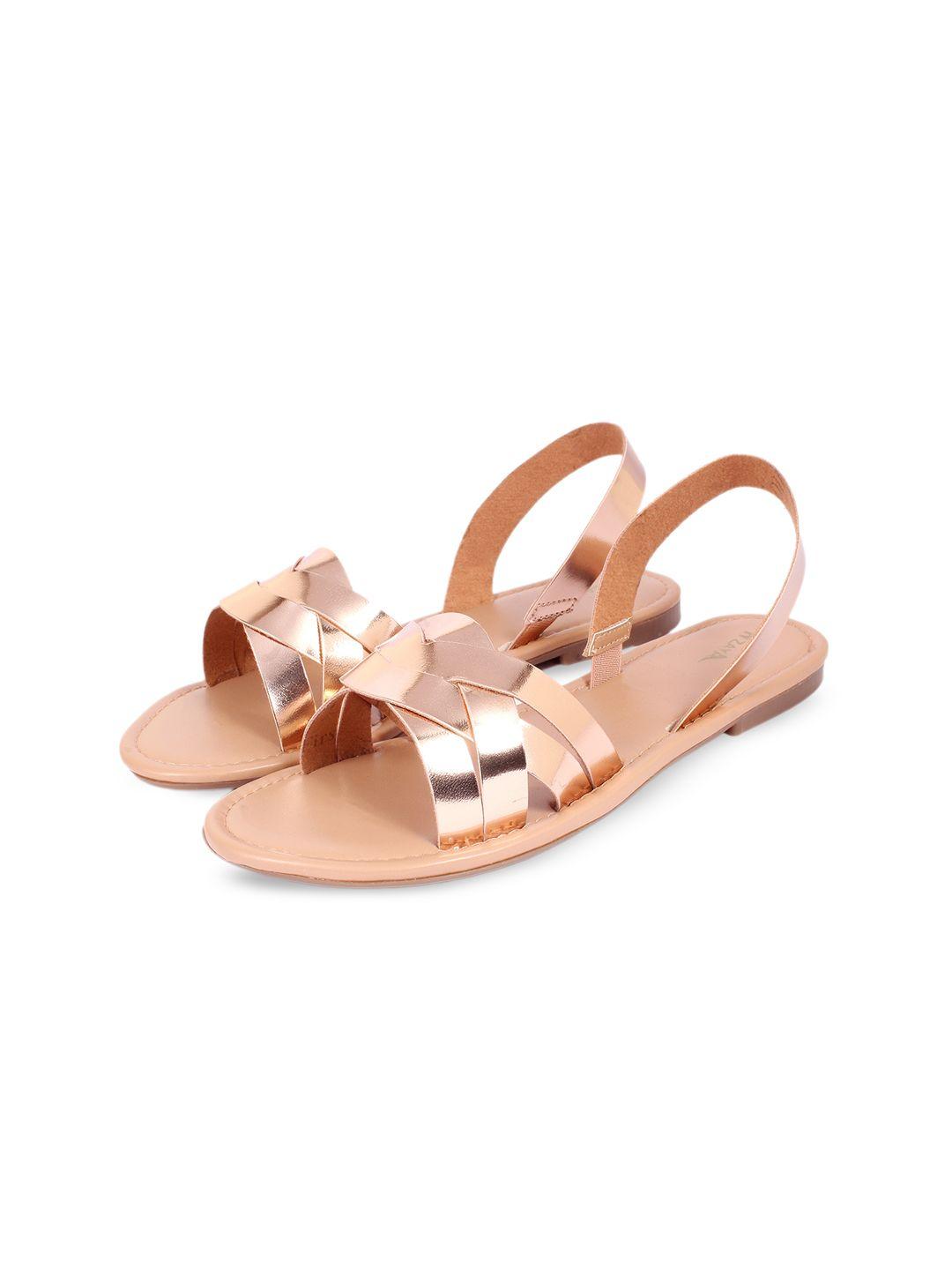 wzaya cross straps open toe flats with baclstrap