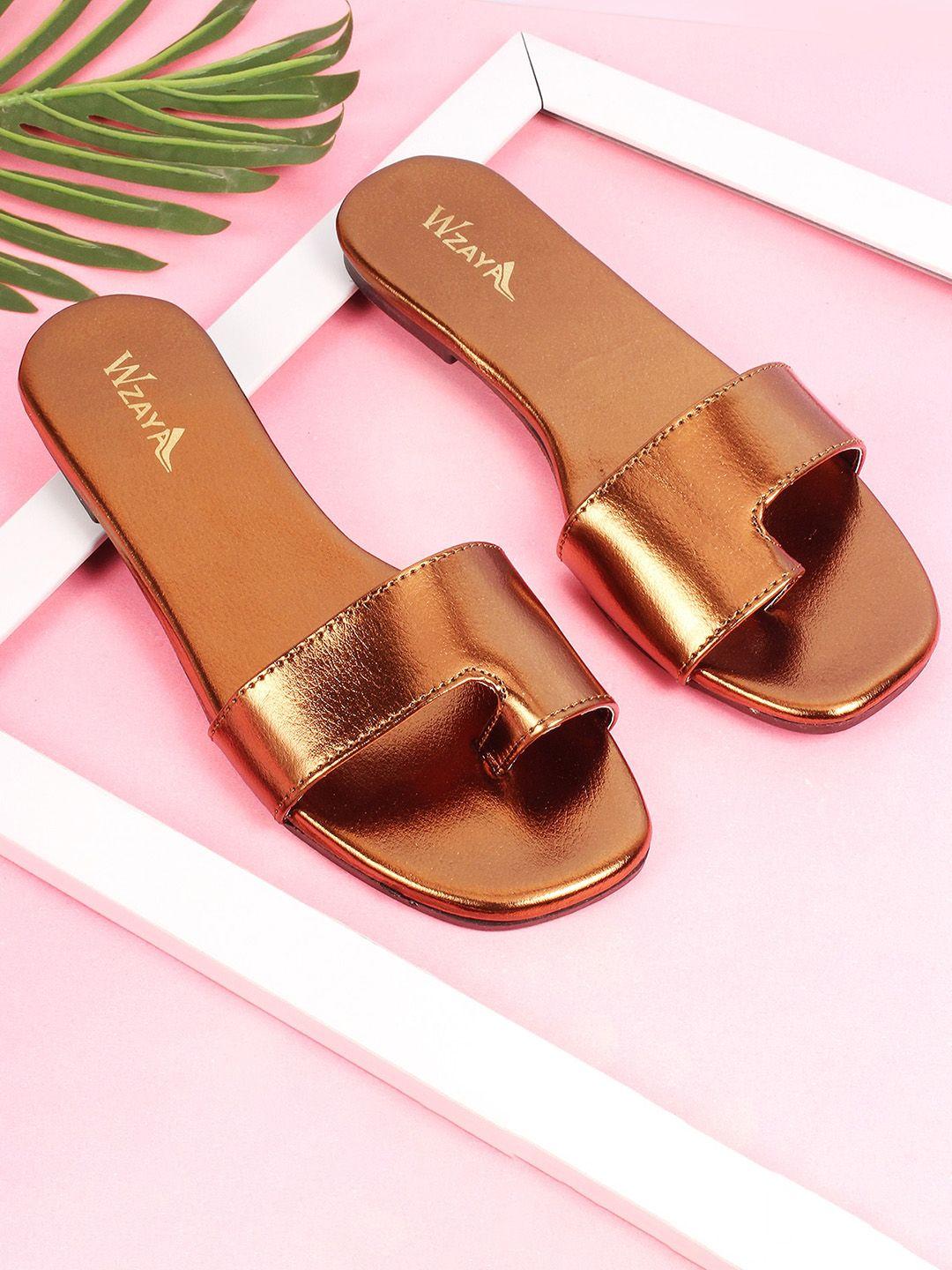 wzaya no back strap one toe flats