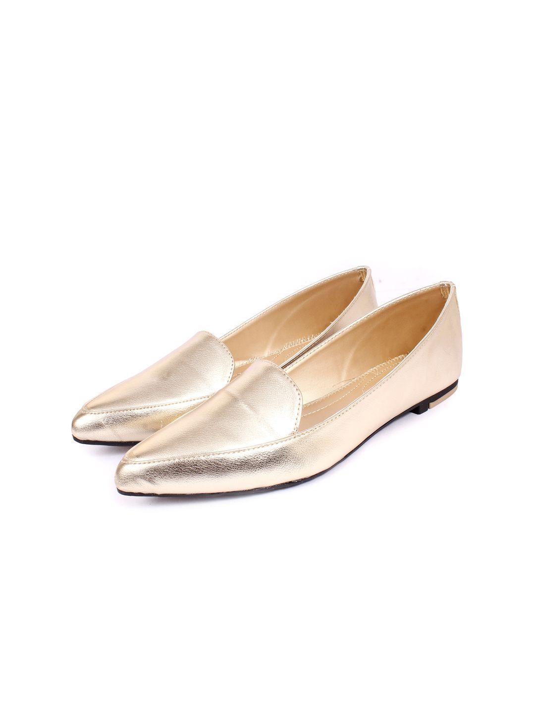 wzaya textured pointed toe ballerinas