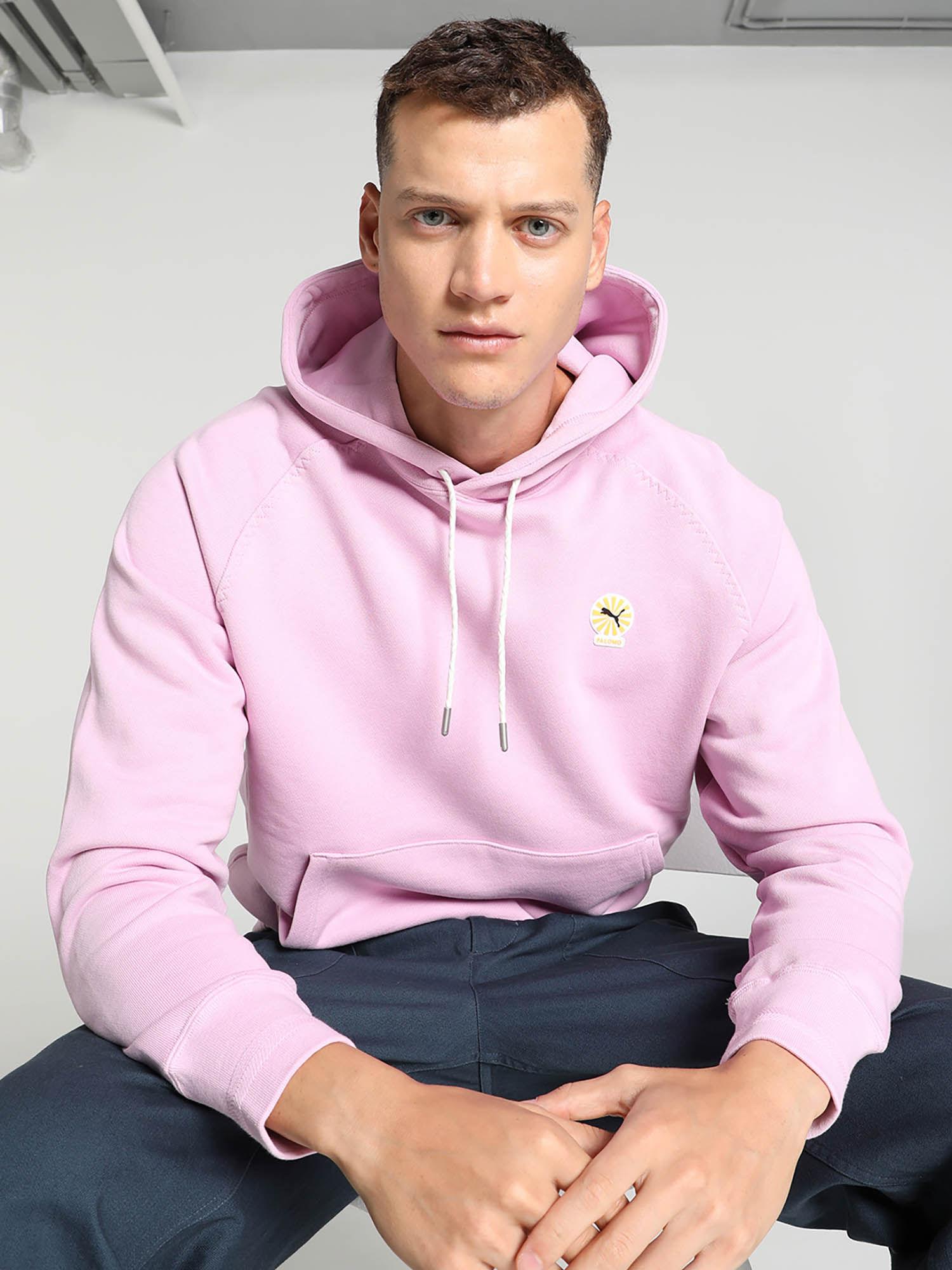 x palomo unisex pink hoodie