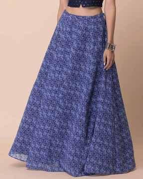 x ashish soni moroccan motif printed lehenga skirt