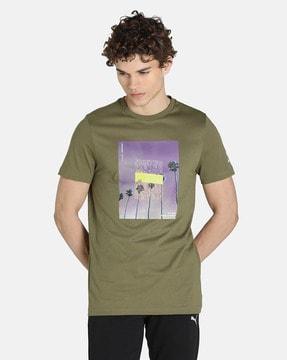 x dream 11 graphic print crew-neck t-shirt