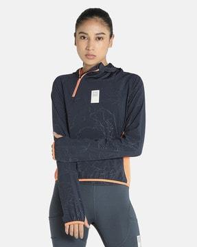 x first mile running hooded jacket