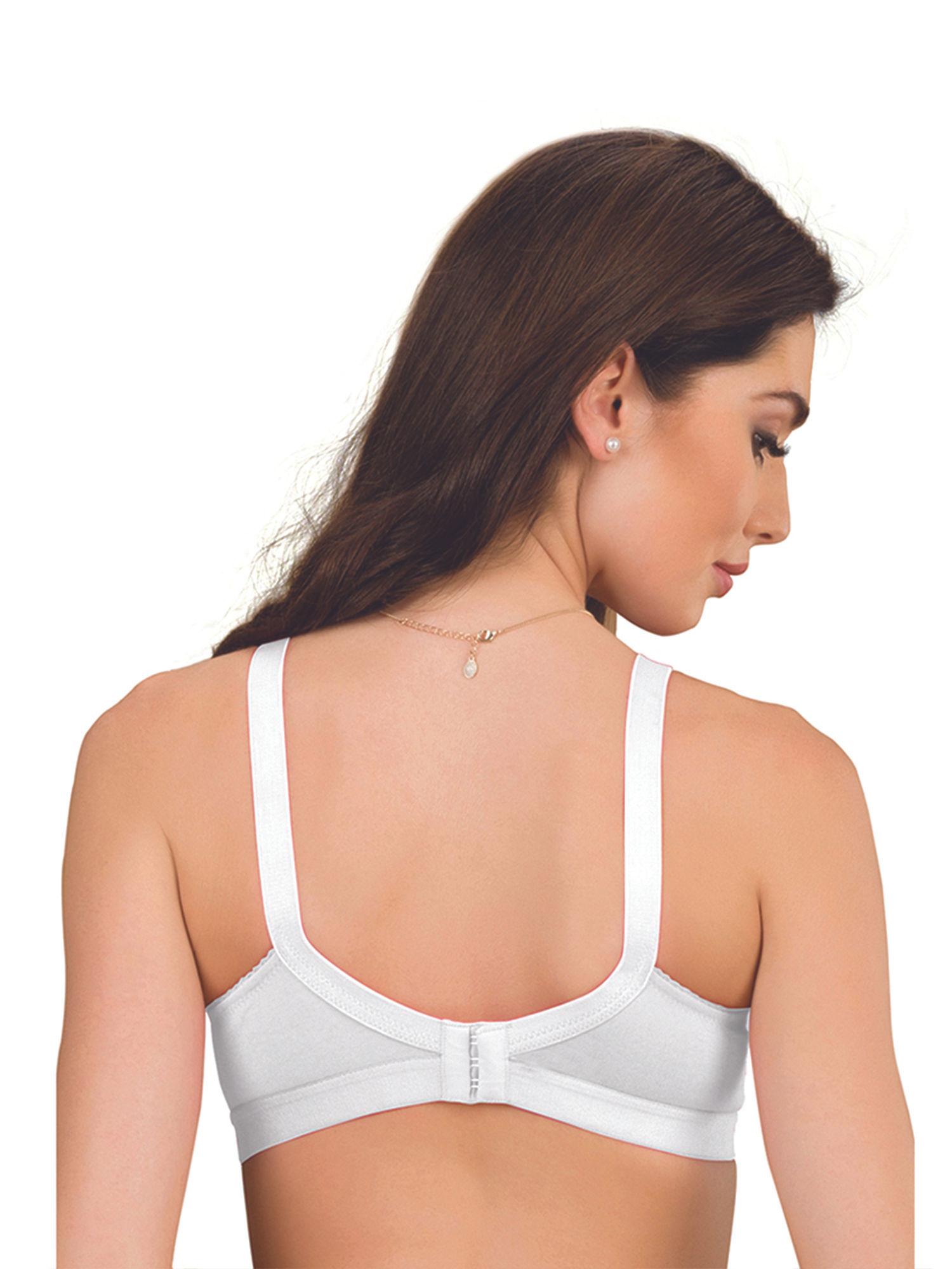 x frame cotton rich support ultra stretch m frame bra-po2