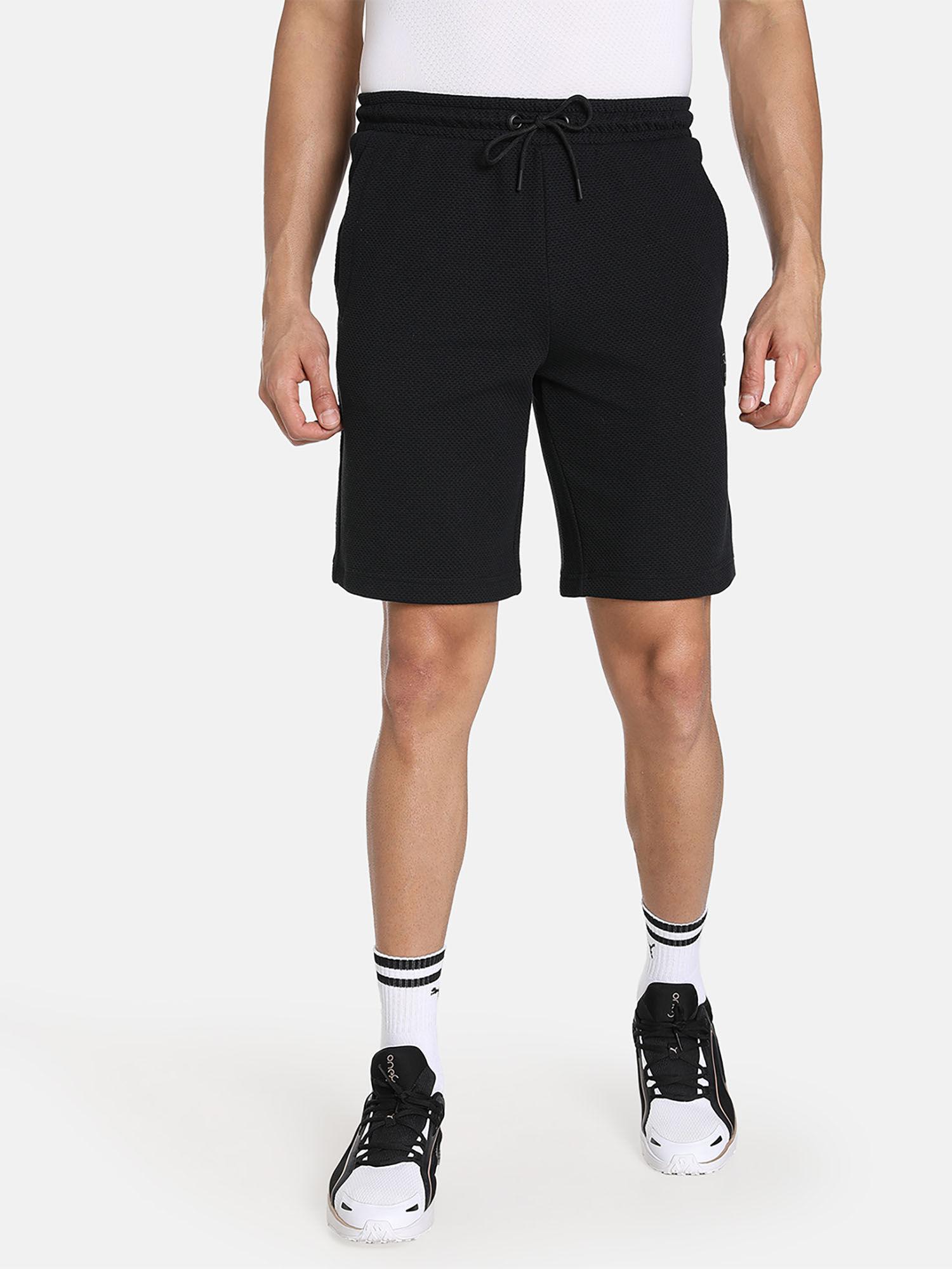 x one8 sweat men's black shorts