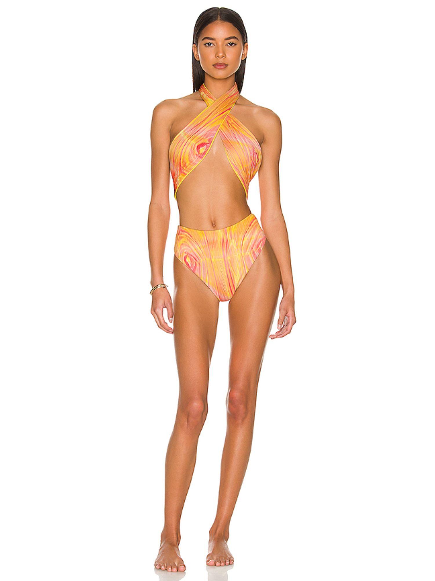 x revolve dorothy plisse one piece