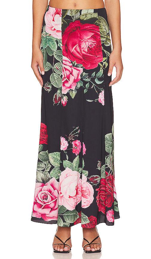 x revolve maxi skirt