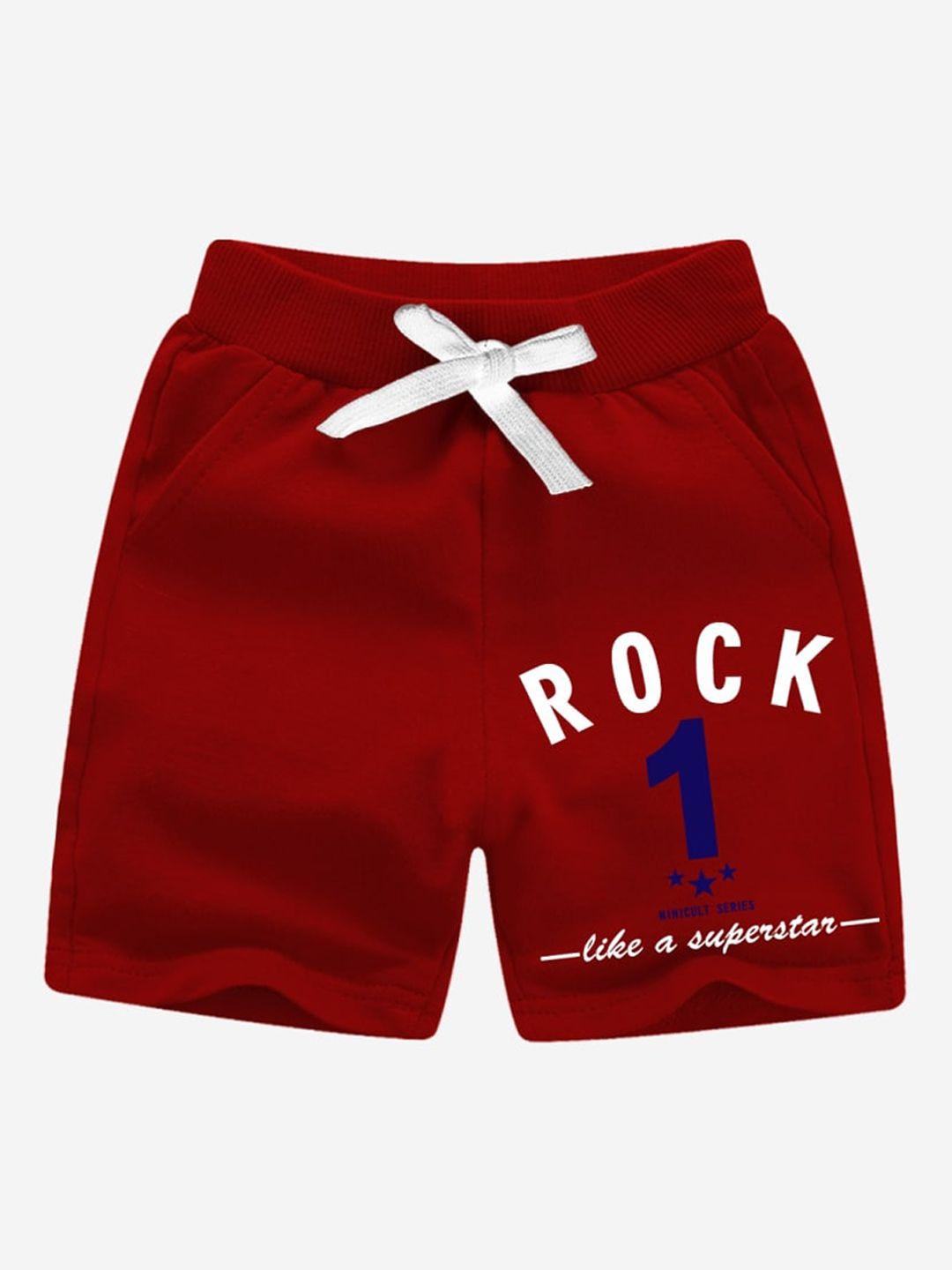 x2o boys red printed outdoor shorts