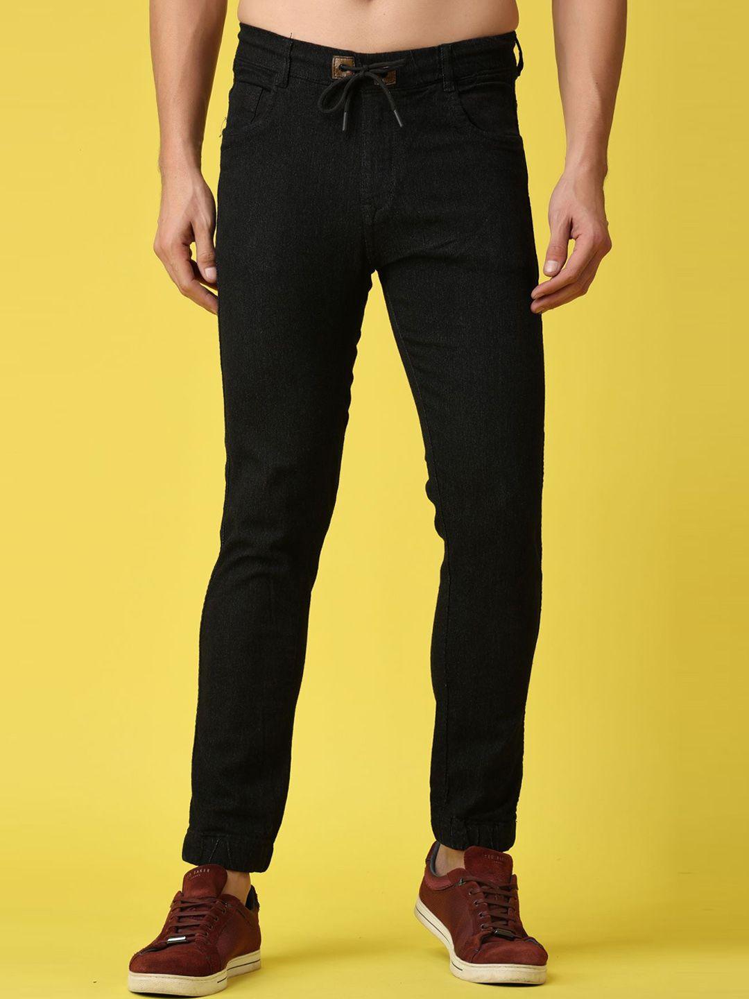 xee men black comfort stretchable jeans
