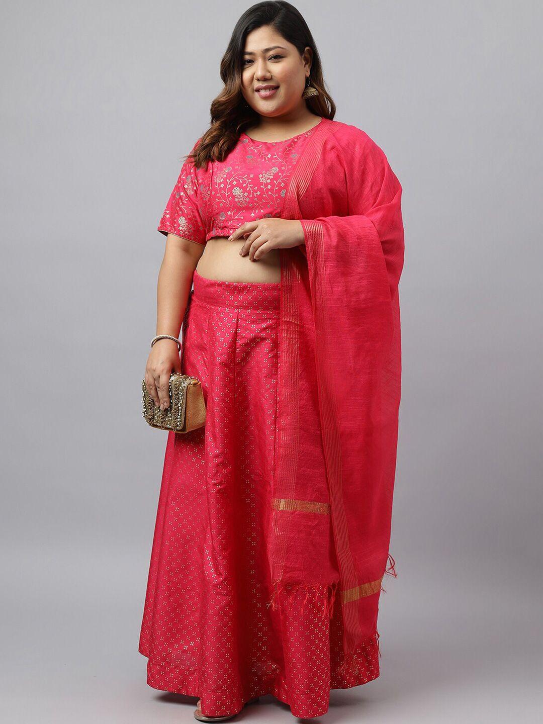 xl love by janasya printed ready to wear lehenga choli with dupatta