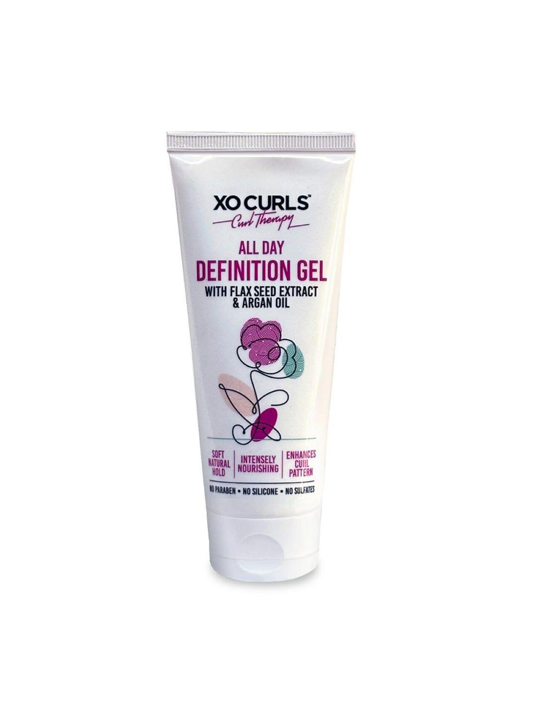 xo curls all day definition gel with flax seeds - 100 ml