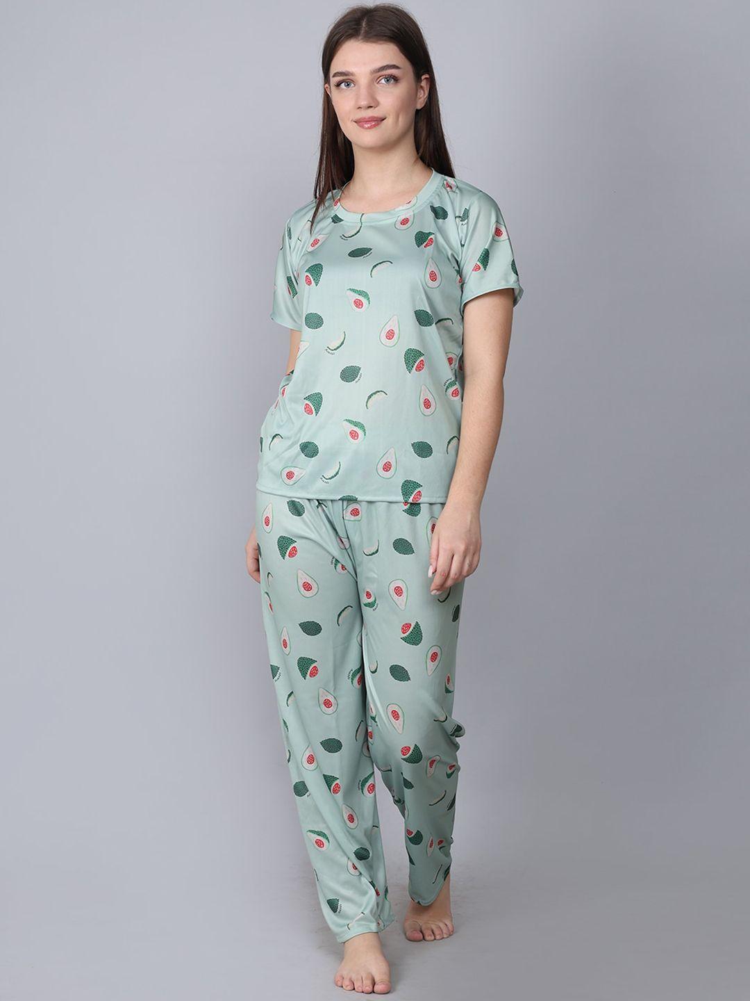 xpiox conversational printed t-shirt and pyjamas