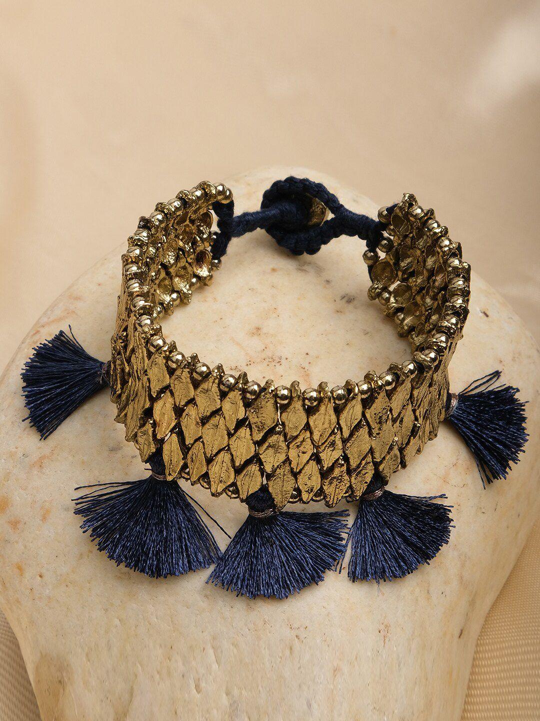 xpnsv brass gold-plated cuff bracelet