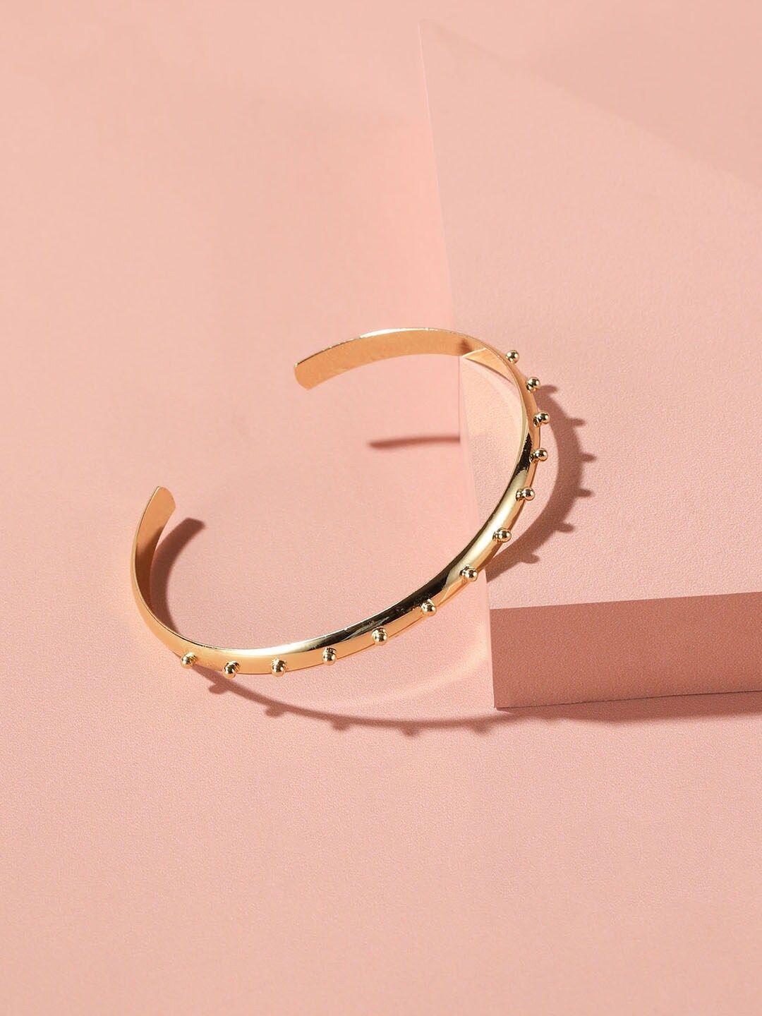 xpnsv gold-plated cuff bracelet