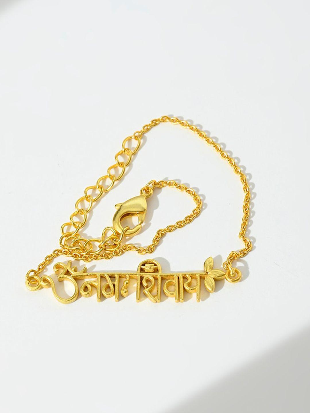 xpnsv gold-plated link bracelet