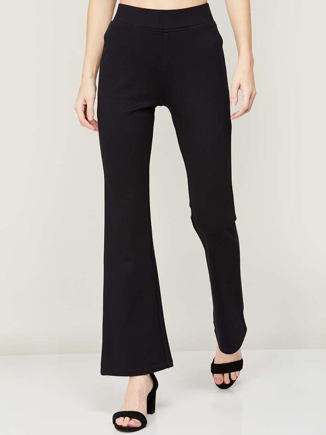 xpose women comfort flared high-rise trousers