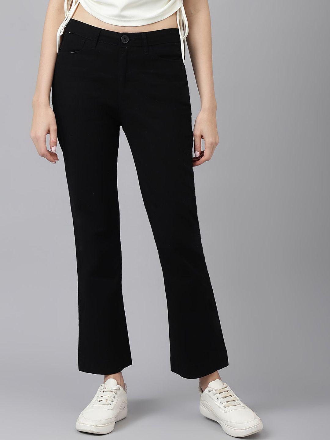 xpose women comfort high-rise bootcut trousers