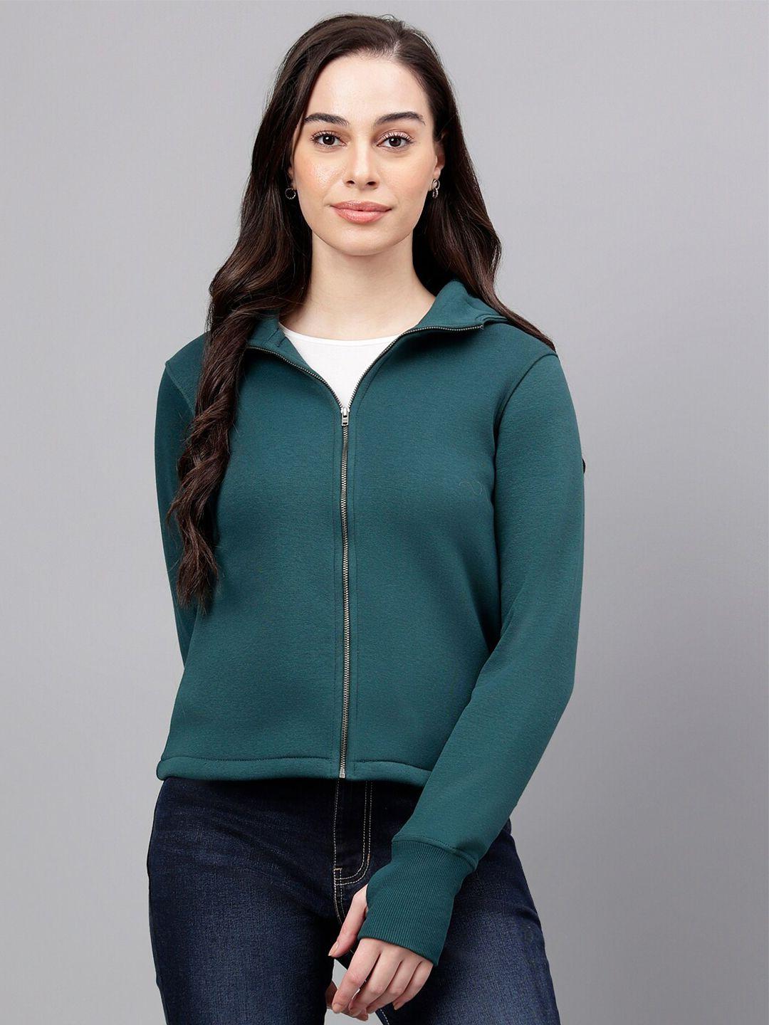 xpose women green hooded sweatshirt