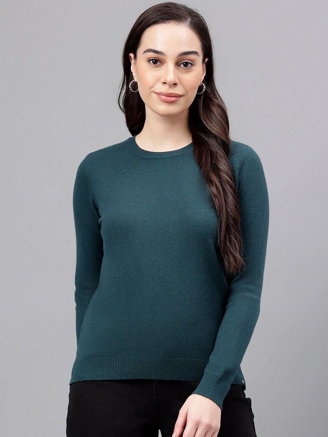 xpose women green pullover