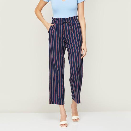 xpose women striped trousers