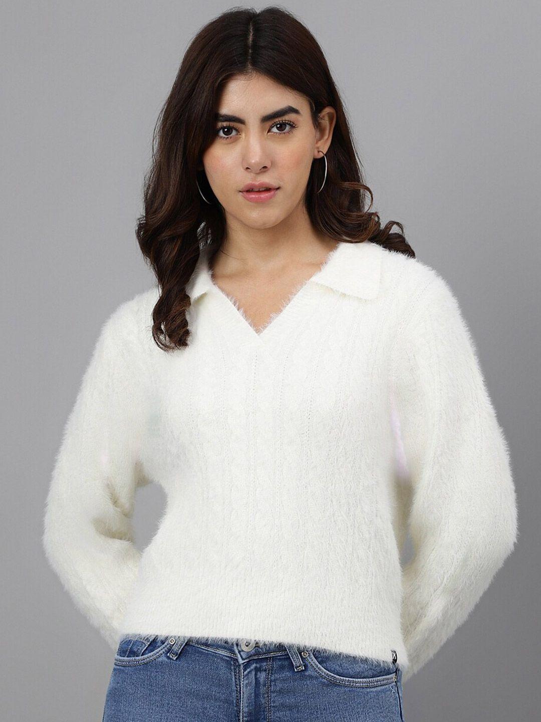 xpose women white pullover