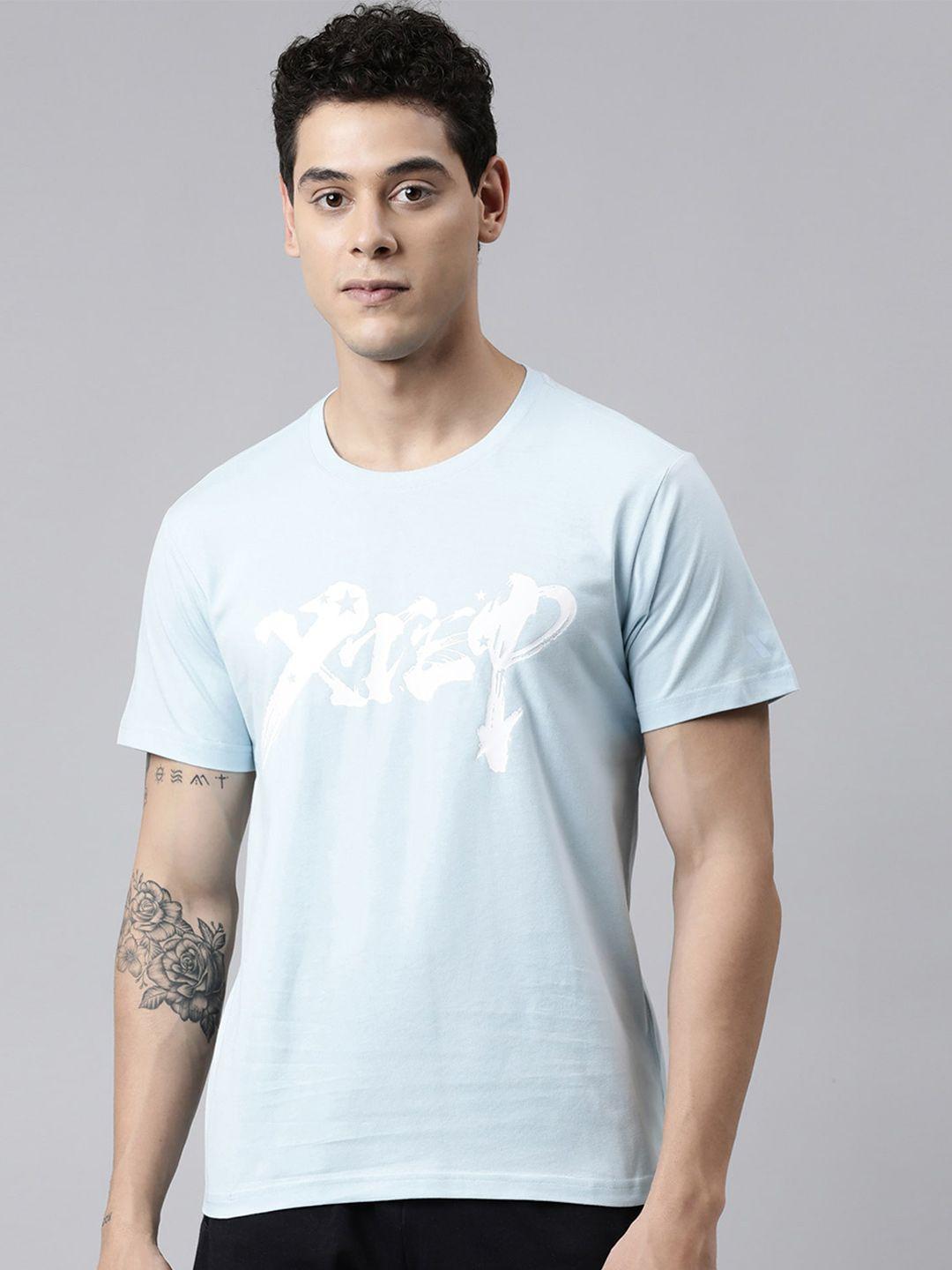 xtep typography printed basketball pure cotton sports t-shirt