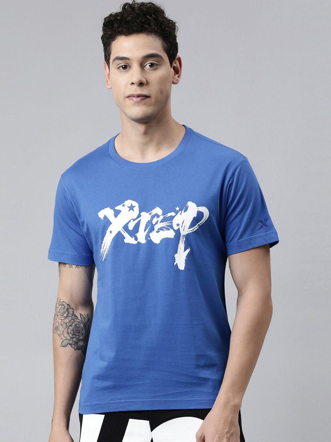 xtep typography printed pure cotton basketball t-shirt