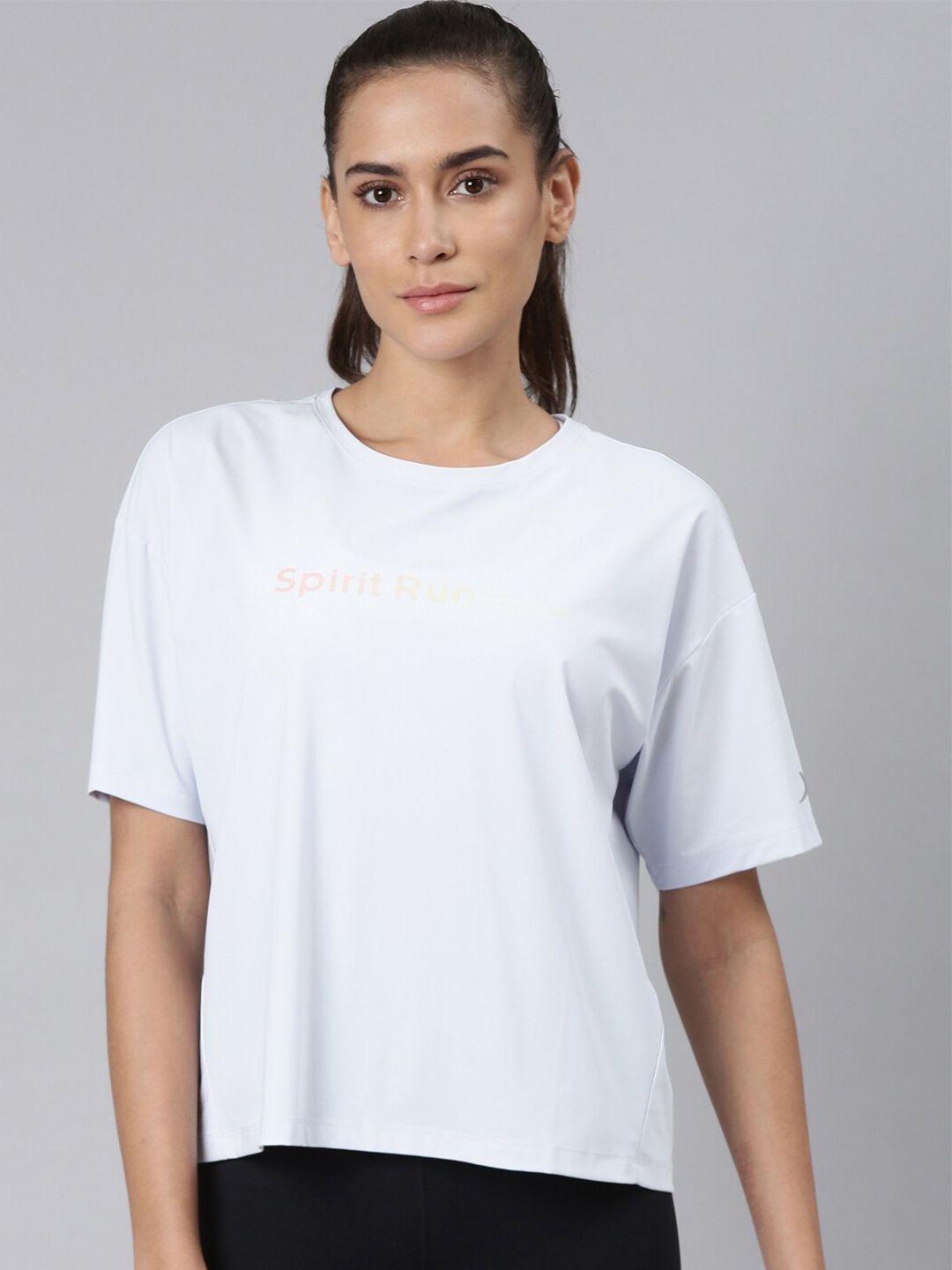 xtep typography printed x-dry soft cotton t-shirt