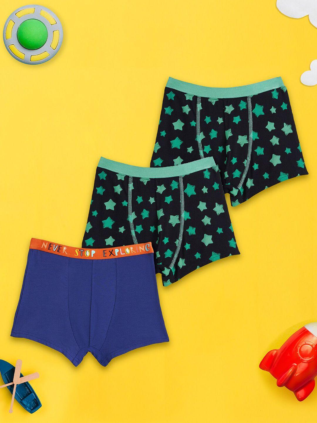 xy life boys pack of 3 printed moisture absorbent trunks lbtrnk3pckn06