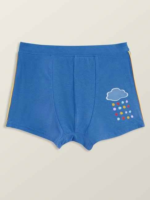 xy life kids blue relaxed fit trunks