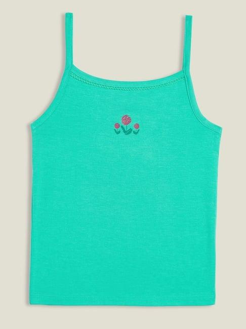 xy life kids green relaxed fit camisole