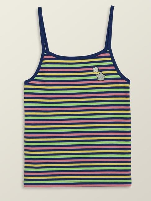 xy life kids multicolor striped camisole