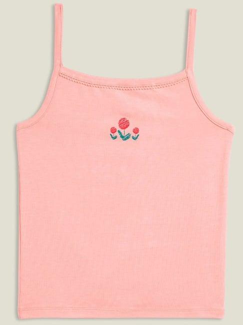 xy life kids peach relaxed fit camisole