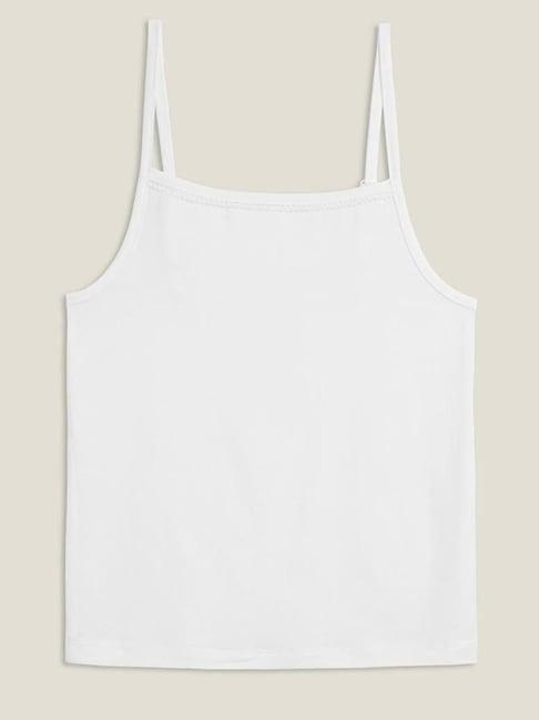 xy life kids white relaxed fit camisole