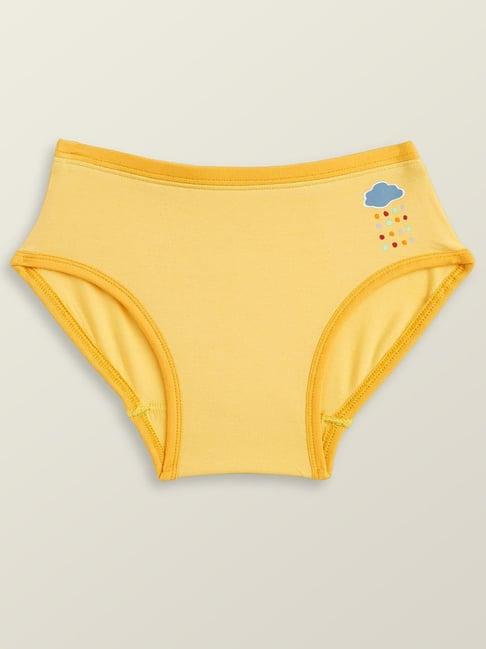 xy life kids yellow relaxed fit panties