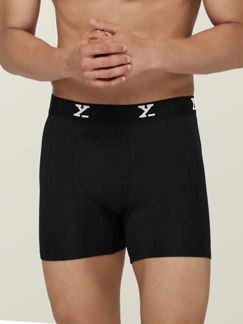 xyxx black & grey regular fit boxers - pack of 2
