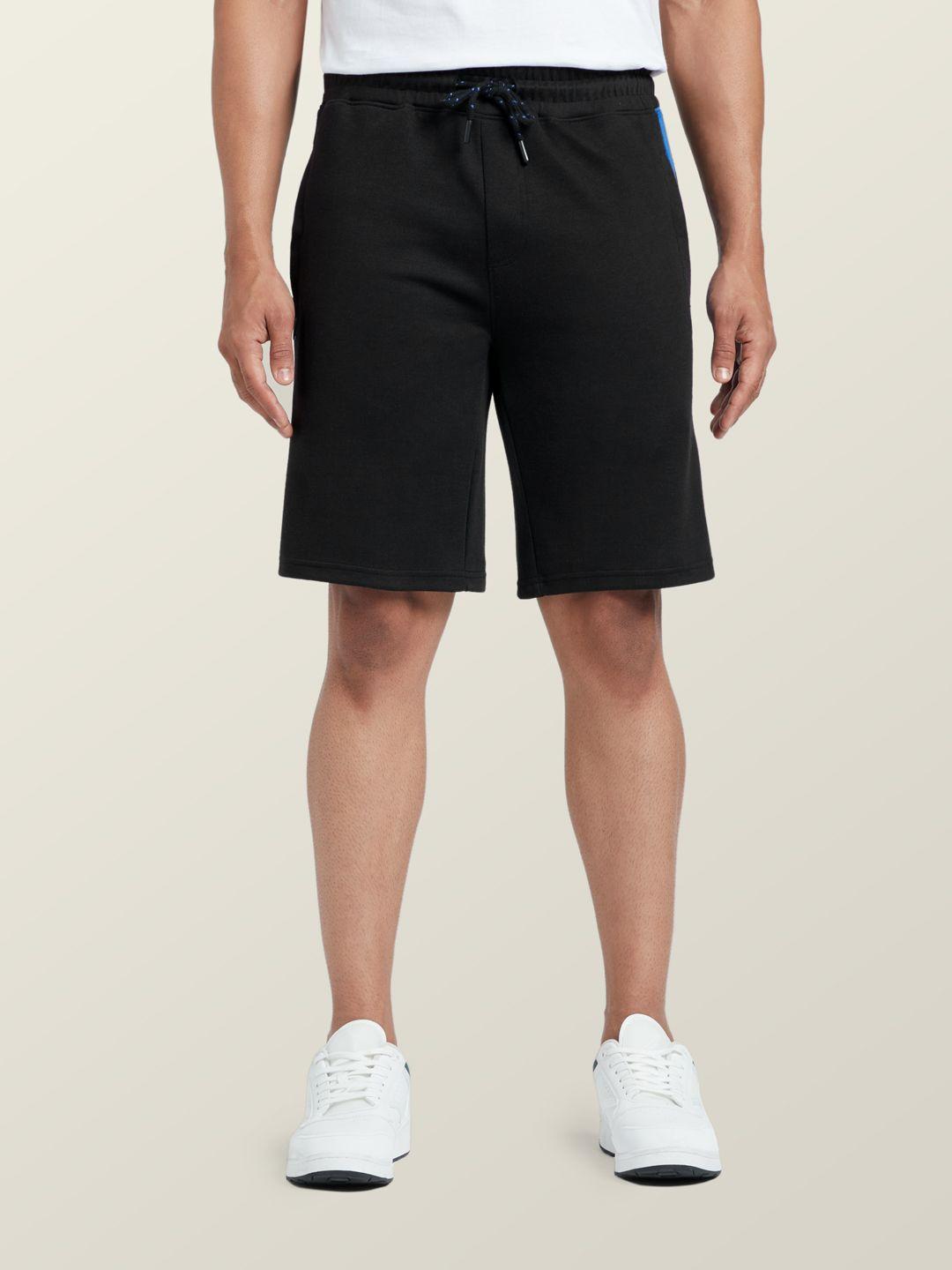 xyxx men black solid outdoor sports shorts