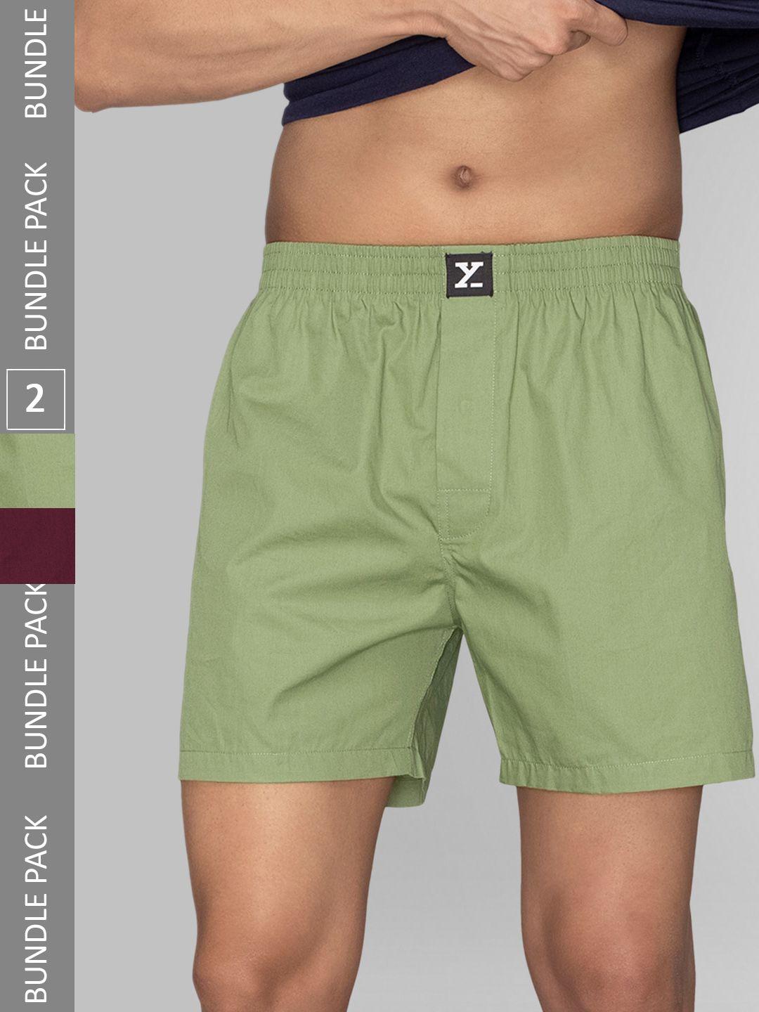 xyxx men pack of 2 cotton boxers xybox2pckn342
