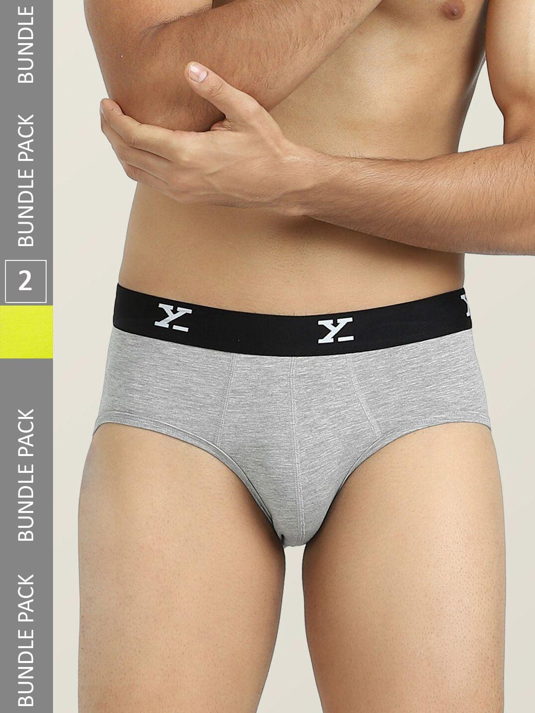 xyxx men pack of 2 intellisoft antimicrobial micro modal dualist briefs xybrf2pckn602