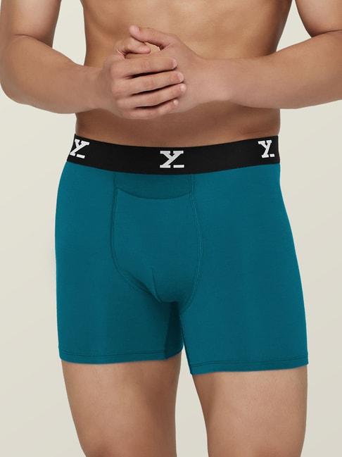 xyxx teal & twilight blue regular fit boxers - pack of 2