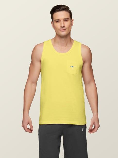 xyxx yellow regular fit vest