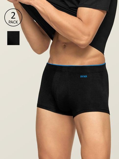 xyxx black skinny fit trunks (pack of 2)