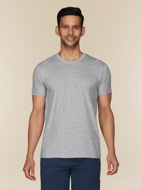 xyxx frost grey cotton regular fit t-shirts