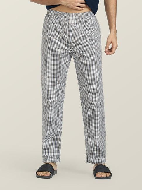 xyxx grey relaxed fit check nightwear pyjamas